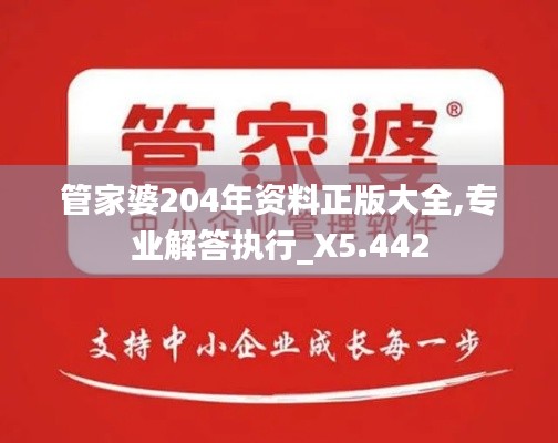 管家婆204年资料正版大全,专业解答执行_X5.442