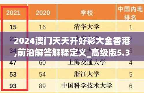 2024澳门天天开好彩大全香港,前沿解答解释定义_高级版5.395