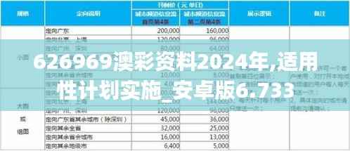 626969澳彩资料2024年,适用性计划实施_安卓版6.733