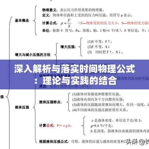 深入解析与落实时间物理公式:理论与实践的结合