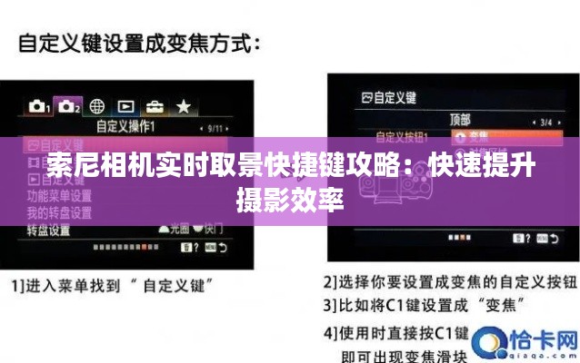 索尼相机实时取景快捷键攻略:快速提升摄影效率