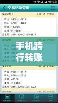 手机跨行转账实时到账:便捷还是陷阱?