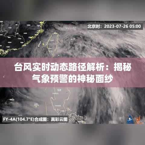 台风实时动态路径解析:揭秘气象预警的神秘面纱