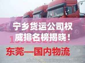 宁乡货运公司权威排名榜揭晓!